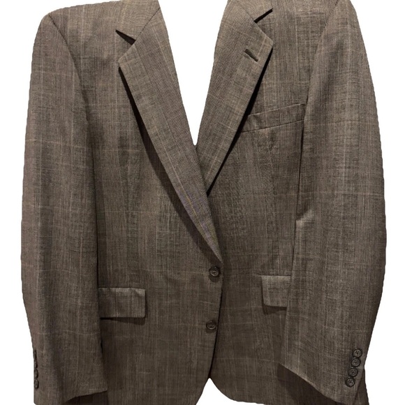 Hart Schaffner Marx Charcoal Pinstripe Suit